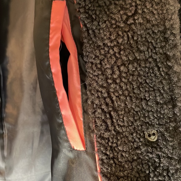 kate spade Wool Blend Coat with Faux Shearling Collar and Trim - Picture 9 of 17